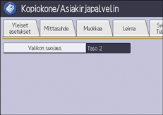 Käyttöpaneelin näyttö