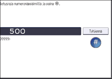 Käyttöpaneelin näyttö