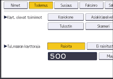 Käyttöpaneelin näyttö