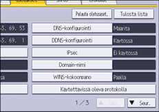 Käyttöpaneelin näyttö