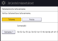 Käyttöpaneelin näyttö