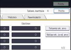Käyttöpaneelin näyttö