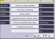 Käyttöpaneelin näyttö