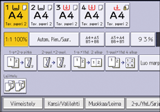 Käyttöpaneelin näyttö