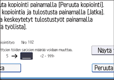 Käyttöpaneelin näyttö
