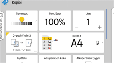 Käyttöpaneelin näyttö
