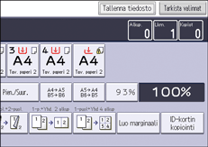 Käyttöpaneelin näyttö