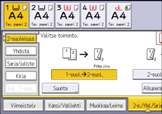 Käyttöpaneelin näyttö