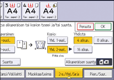 Käyttöpaneelin näyttö