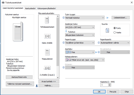 Kuva ohjaimen näytöstä