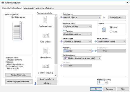Kuva ohjaimen näytöstä
