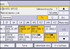 Käyttöpaneelin näyttö