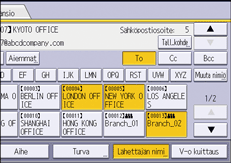 Käyttöpaneelin näyttö