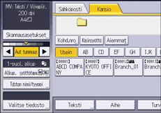 Käyttöpaneelin näyttö