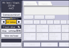 Käyttöpaneelin näyttö