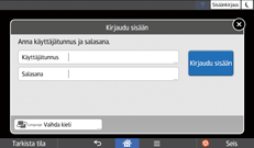 Käyttöpaneelin näyttö