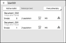 Käyttöpaneelin näyttö