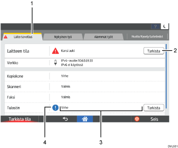 Näytön numeroitu kuva