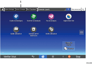 Illustration des modes de modification avec numérotation