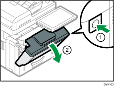 Illustration du capot avant