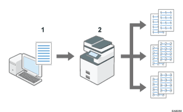 Illustration de numérotation en arrière-plan