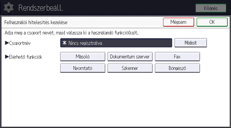 A kezelőpanel ismertetése
