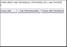 A kezelőpanel ismertetése
