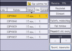 A kezelőpanel ismertetése