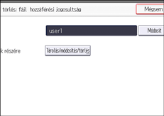 A kezelőpanel ismertetése