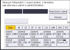 A kezelőpanel ismertetése