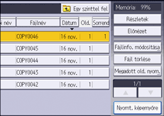 A kezelőpanel ismertetése