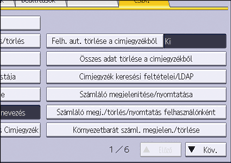 A kezelőpanel ismertetése