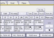 A kezelőpanel ismertetése