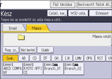 A kezelőpanel ismertetése