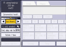 A kezelőpanel ismertetése