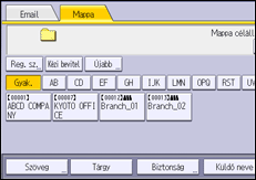 A kezelőpanel ismertetése