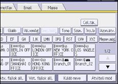 A kezelőpanel ismertetése