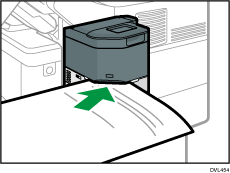 Illustrazione della pinzatrice non in linea