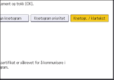 Illustrasjon av betjeningspanelet