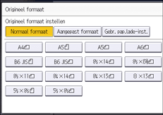 Afbeelding van bedieningspaneel