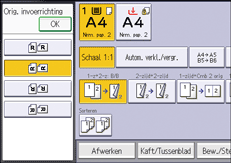 Afbeelding van bedieningspaneel