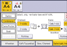 Afbeelding van bedieningspaneel