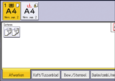 Afbeelding van bedieningspaneel