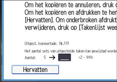 Afbeelding van bedieningspaneel