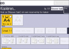 Afbeelding van bedieningspaneel