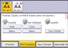 Afbeelding van bedieningspaneel