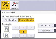 Afbeelding van bedieningspaneel