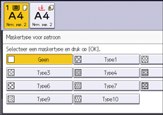 Afbeelding van bedieningspaneel