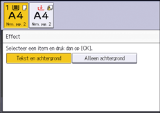 Afbeelding van bedieningspaneel