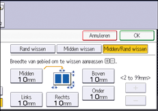Afbeelding van bedieningspaneel